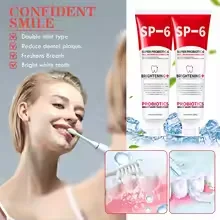 Sp-6 Probiotic Toothpaste Whitening Tooth Remove Plaque Stains Teeth Whitener Oral Hygiene Clean Fresh Breath Dental Brighten
