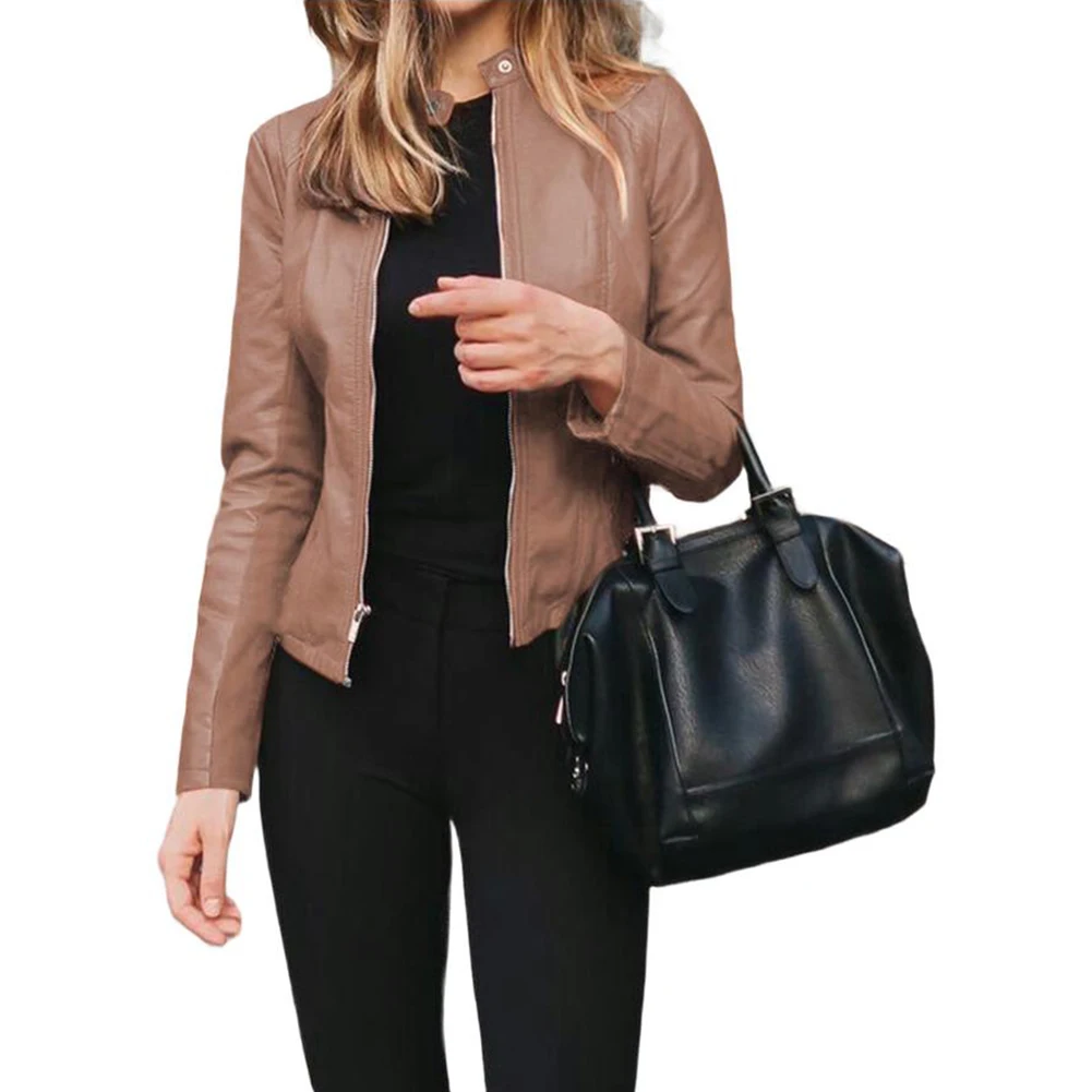 Hot Selling Jacket Men Leather Jackets Party Fashion Daily Outfit Artificial Leather Fabric For Casual Outings