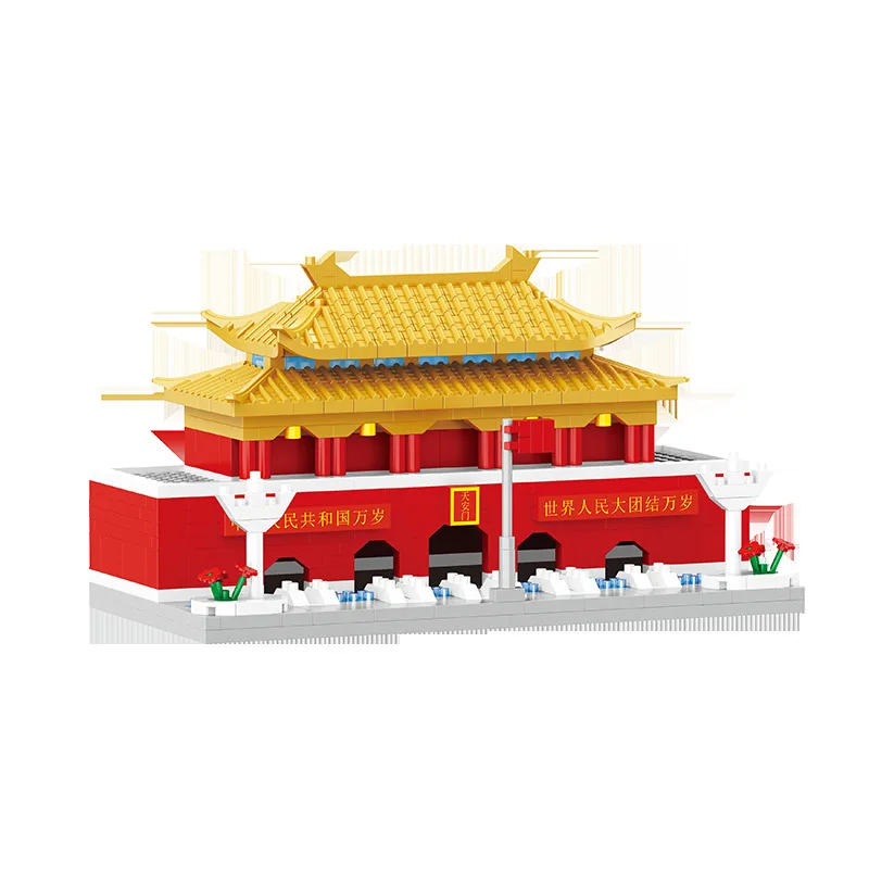 Chinese Architecture Building City Mini Building Blocks Construction Set for Girls Moc Bricks Block for Adults Toys for Children