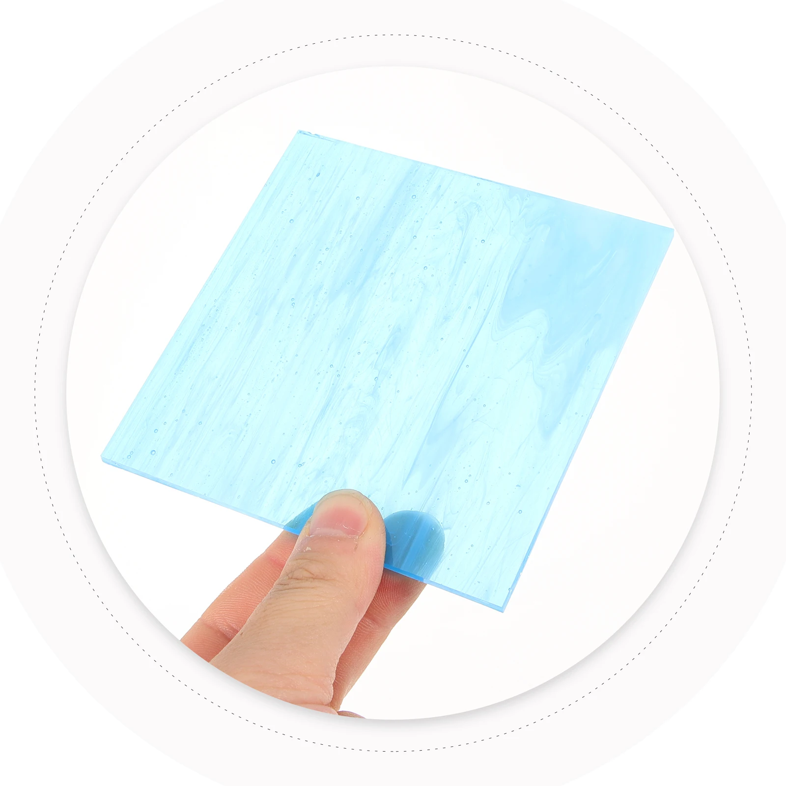 

4Pcs Colored Glass Mosaic Tiles DIY Craft Supply for Art Projects Glazed Decorative Pieces for Wall Vase Flowerpot Making