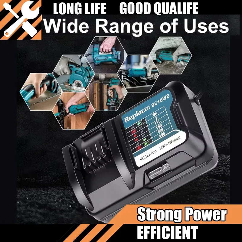 

For MAKITA DC10WD BL1015 Battery Charger Replace 10.8V 12V BL1016 BL1021B BL1041B FD05 DT03 RJ03Z SH02Z PH04Z DC10SB Charger