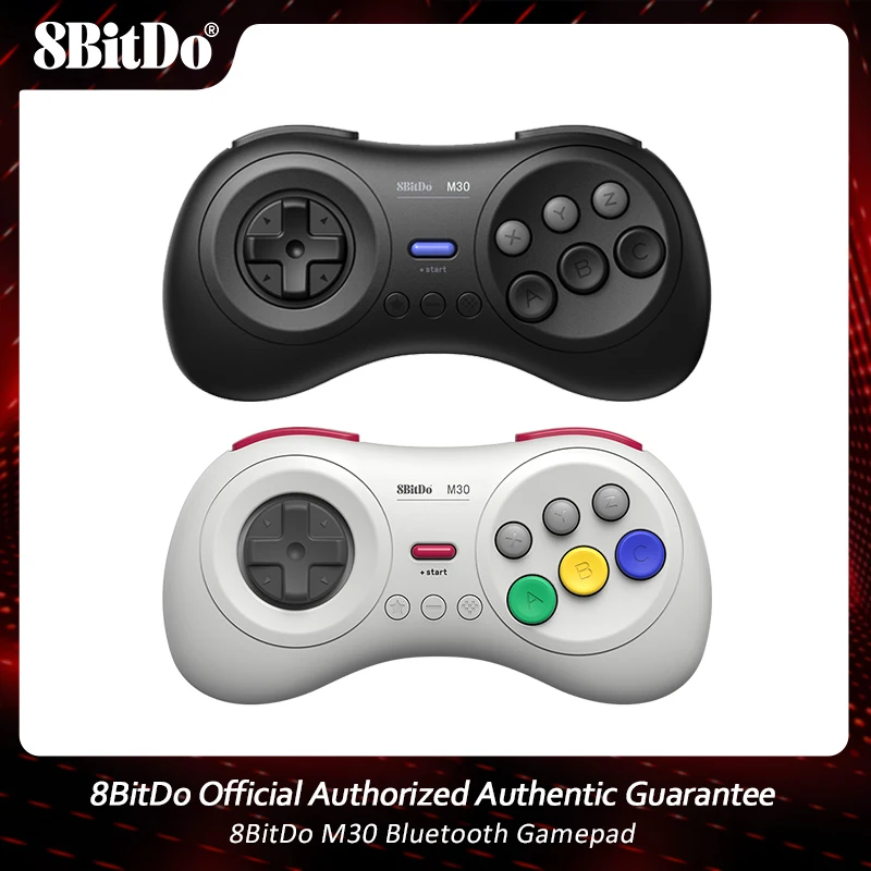 

Игровой контроллер 8bitdo M30 с Bluetooth для Sega Genesis Style, для Android /Windows/Mac os/Steam/Switch/Raspberry Pi