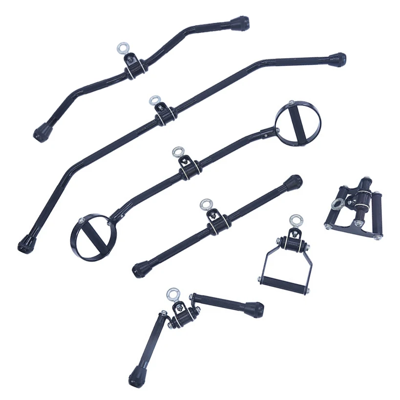Gym Home Workout Power Multi Parts Exercise Pulldown Grip Bar Handle Pull Down Training Equipment Fitness Accessories
