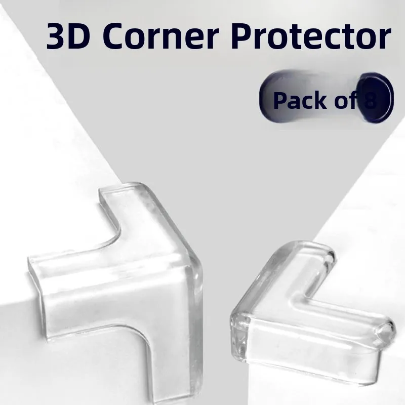 

Защитные уголки для мебели из прозрачного силикона: накладки для стеклянных кофейных столиков, защита от ударов для детских столов