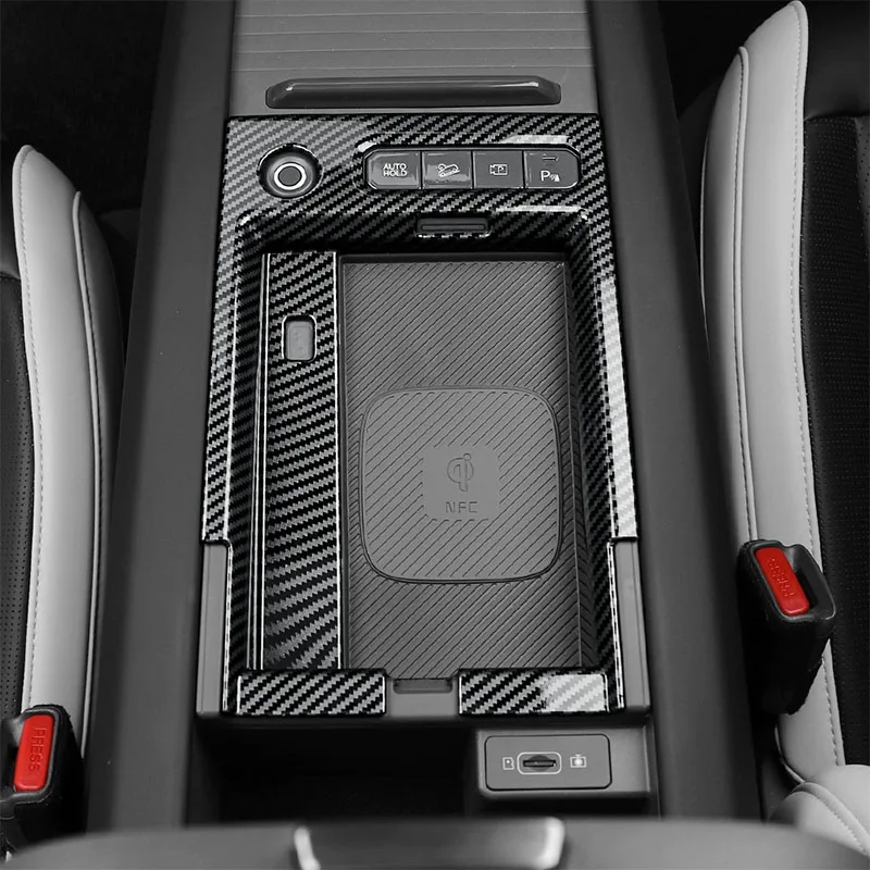 لكيا EV9 GT-Line 2023 2024 2025 الإطار الزخرفي للوحة ناقل الحركة مناسبة لكل من التوجيه الأيسر والأيمن