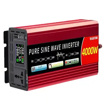 Čistý sinusový měnič 5000W 4000W 3000W 2000W 12V/24V 110V/220V DC na AC 50/60HZ Přenosný měnič s LCD displejem 10 nejlepší prodej Transformátor 110 V na 220 V 2000 W - №10