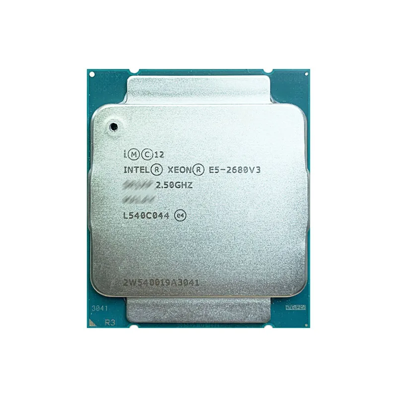 Intel Xeon E5-2680V3 Used E5 2680 v3 2.5 GHz Twelve-Core Twenty-four-Thread CPU  30M 120W LGA 2011-3