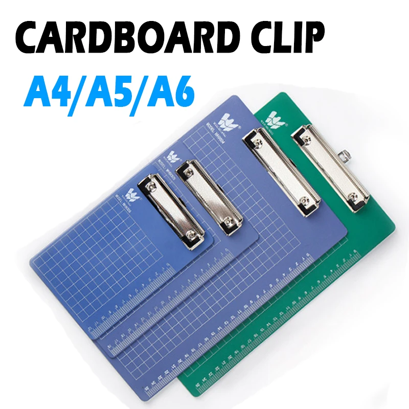 Réinitialisation en plastique pour tableau d'écriture, pince en carton A4, bloc-notes, facture, note, conflicPoint, menu