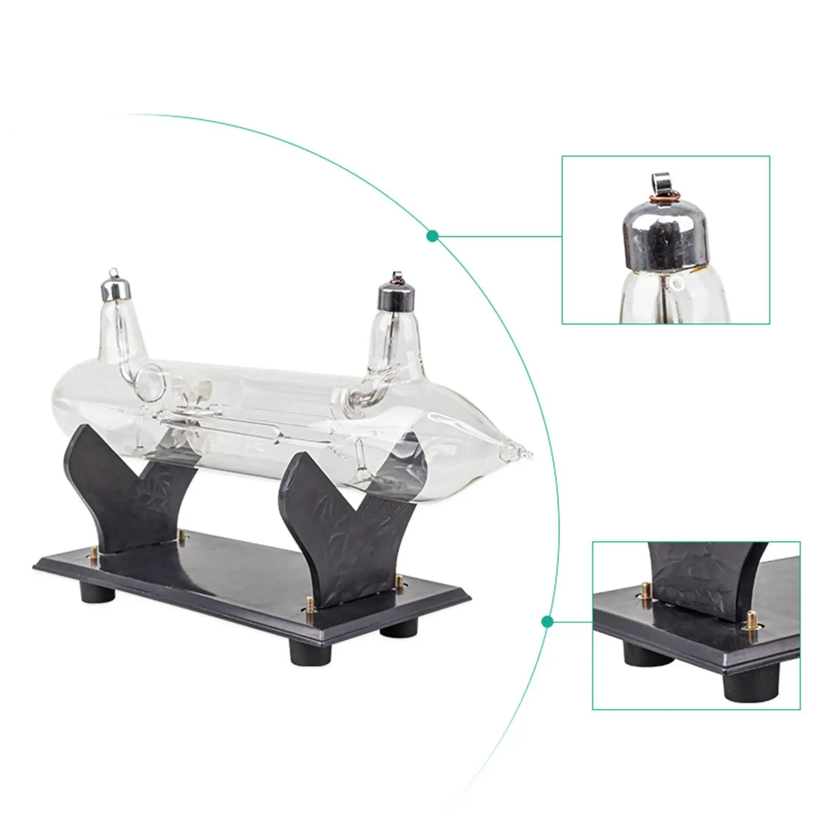 

Glass Cathode Ray Tube Equipment Mechanism Experiment Teaching Aid for Physics Lessons Classroom Demonstration