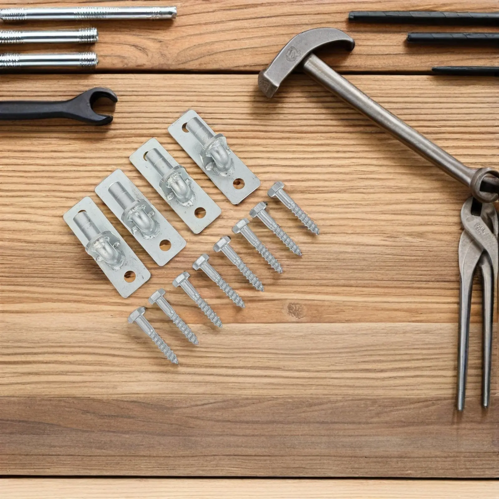 

Комплект из 4 усиленных бесшумных коррозионностойких настенных петель для ворот и ограждений, для уличных дверей фермерских хозяйств и деревянных дверей сараев