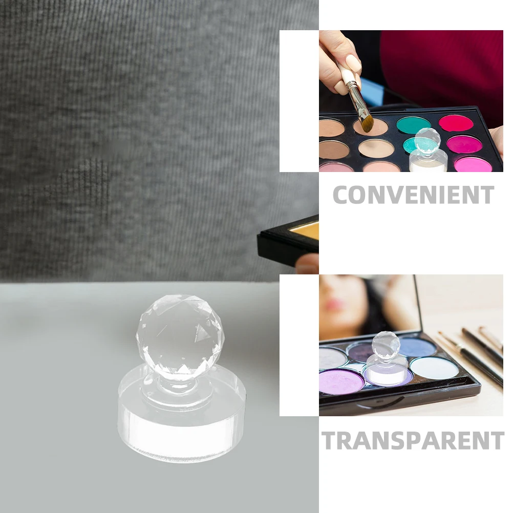 

2pcs Powder Tool Eye Shadow Pressure Stamper Eyeshadow Blusher Highlighter Repair 27mm Round Stamper Mold Compact Makeup Brush