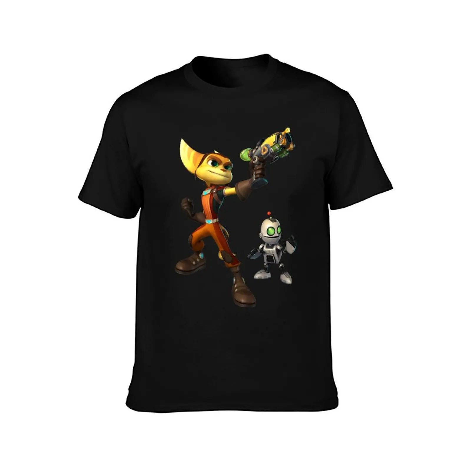 Ratchet and Clank T-Shirt Casual Minimalist Short Sleeve Top T-Shirt