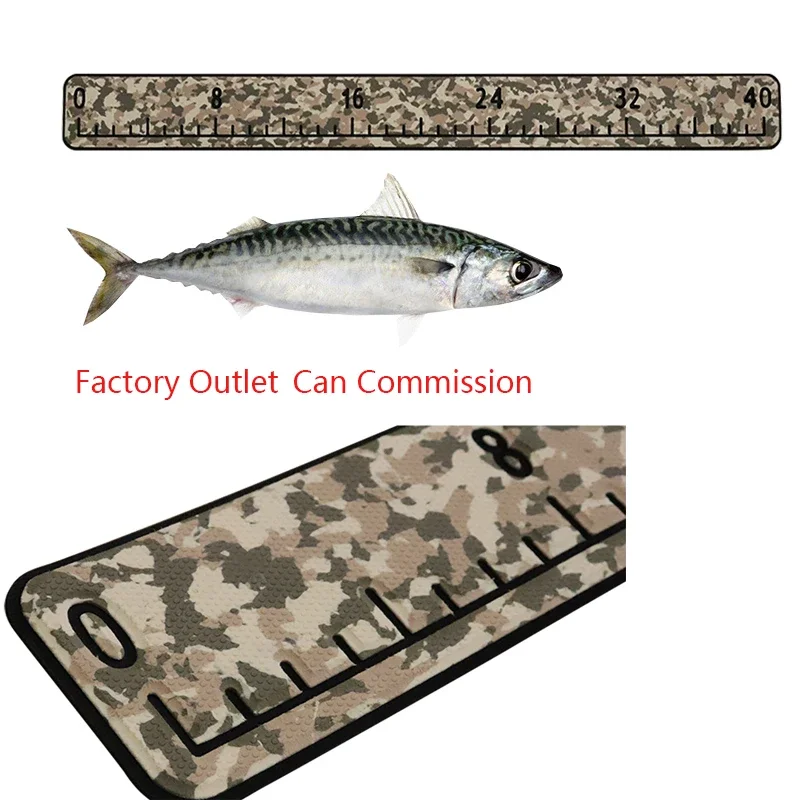

40 inch Camouflage color Fish Measuring Tool for Fishing boat and Boats Sports EVA self-adhesive Ruler Deck measure Accessories
