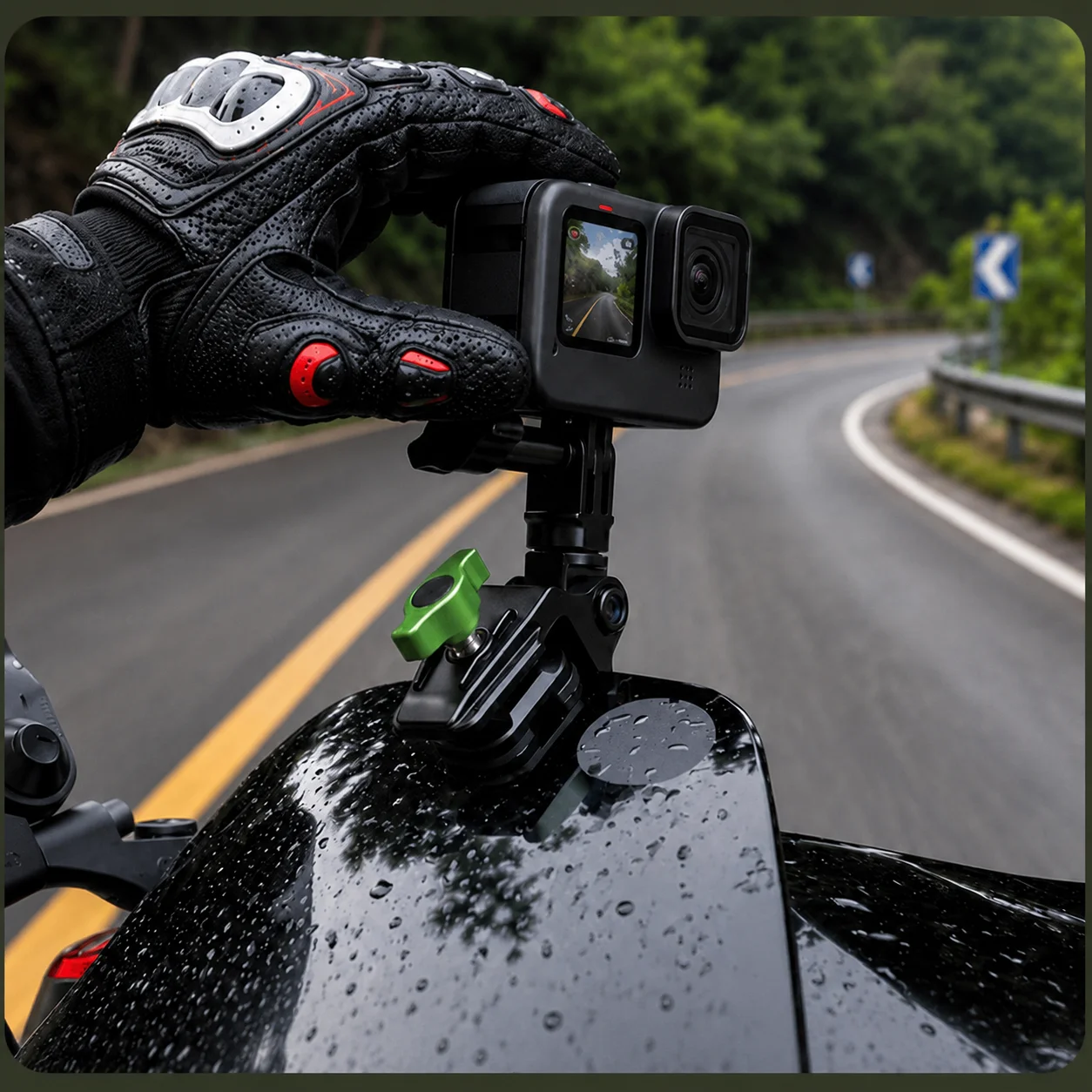 Aluminium-Windschutzscheiben-Clip-Halterung für DJI Osmo Nano/Action 6/5Pro/Pocket 3 4 GoPro/Insta360 X5/GO Ultra/X4 Air Zubehör – Detail 4