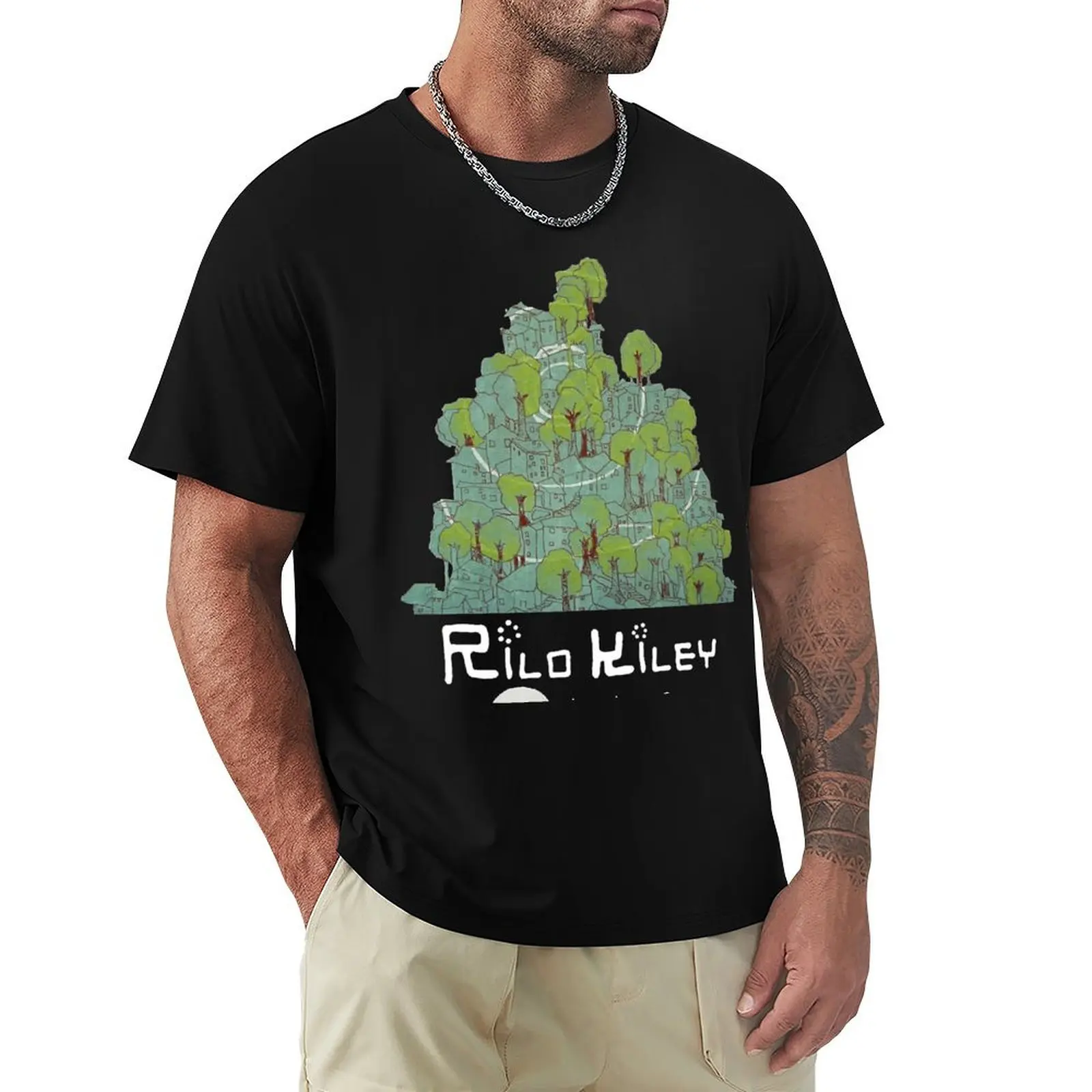 

RILO KILEY T-Shirt blue archive summer shirt shirts men graphic