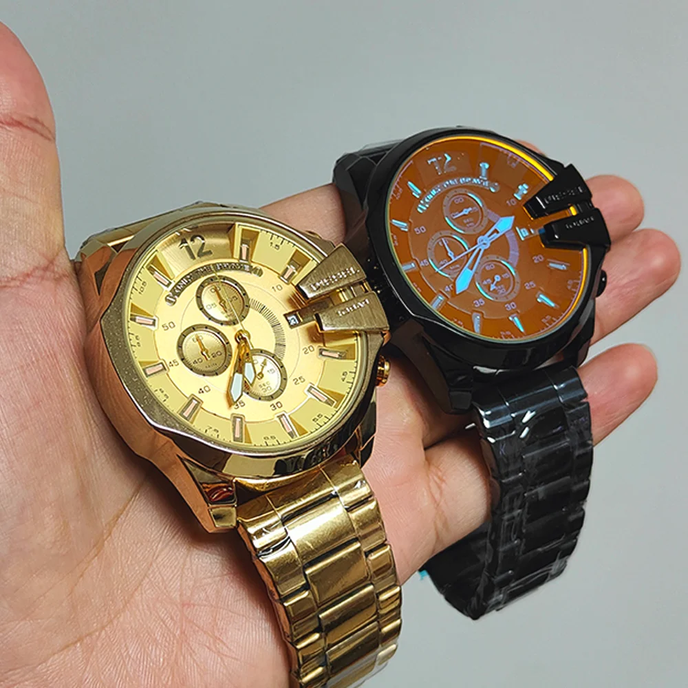 Very Luxury Diese Original Brand Watches For Mens Multifunction Chronograph WristWatch Fashion Business Quartz AAA Male Clocks