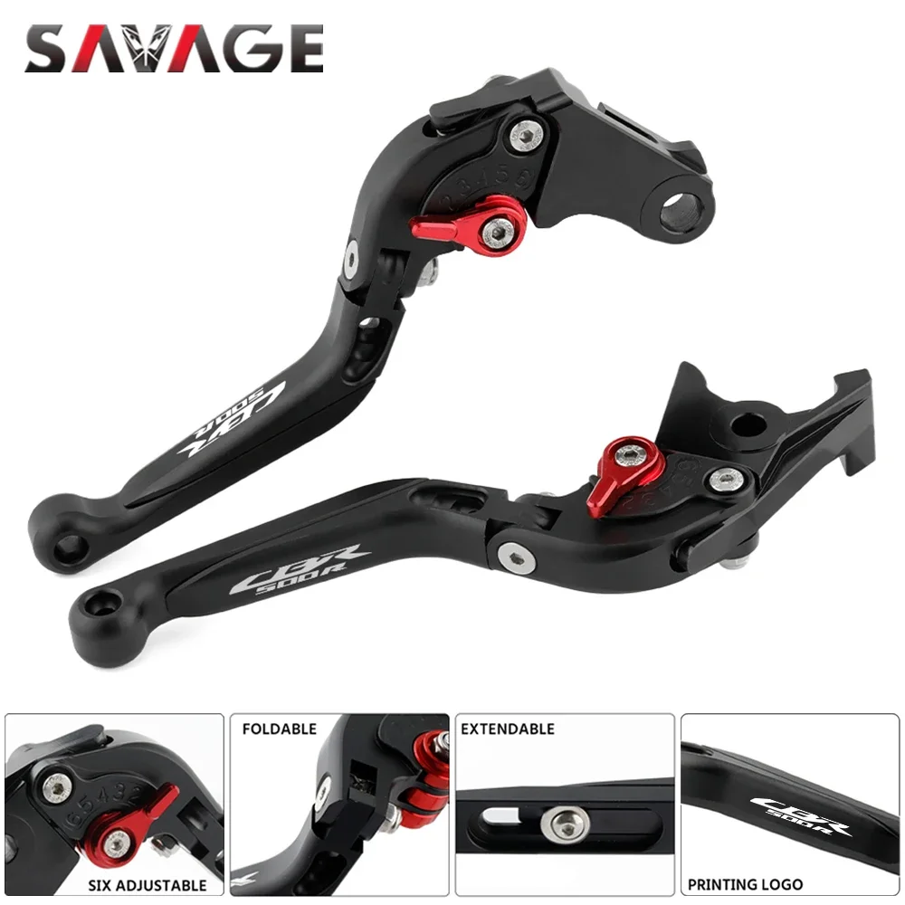 

Folding Brake Clutch Levers For HONDA CBR500R 2013-2021 CBR 500 R 2022 2023 500R Motorcycle Adjustable Extendable CNC Handles