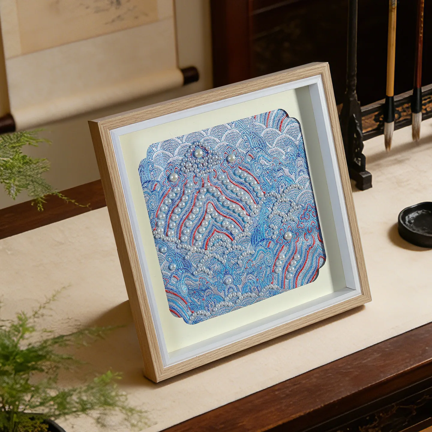 

Набор для творчества: 2 шт. DIY «Год Лошади» — Жемчужная живопись по технике «Сон Цзинь», детский рукоделие, декоративные рамки для картин, украшения