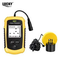 LUCKY FF1108-1 Buscador de peces portátil Pesca en hielo Sonar Sonda Alarma Transductor Buscador de peces 0,7-100 m Sonda de eco de pesca