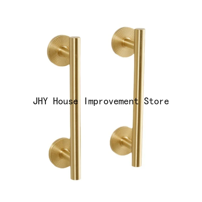 Handles for Furniture  Light Luxury Style Handle Long Nordic Drawer Wardrobe Door Handle Creative High-end Brass Cabinet Handle