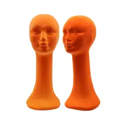 Foam Female Mannequin Head Holder Wig Hat Glasses Jewelry Display Stand DIY Drawing Salon Foam Head