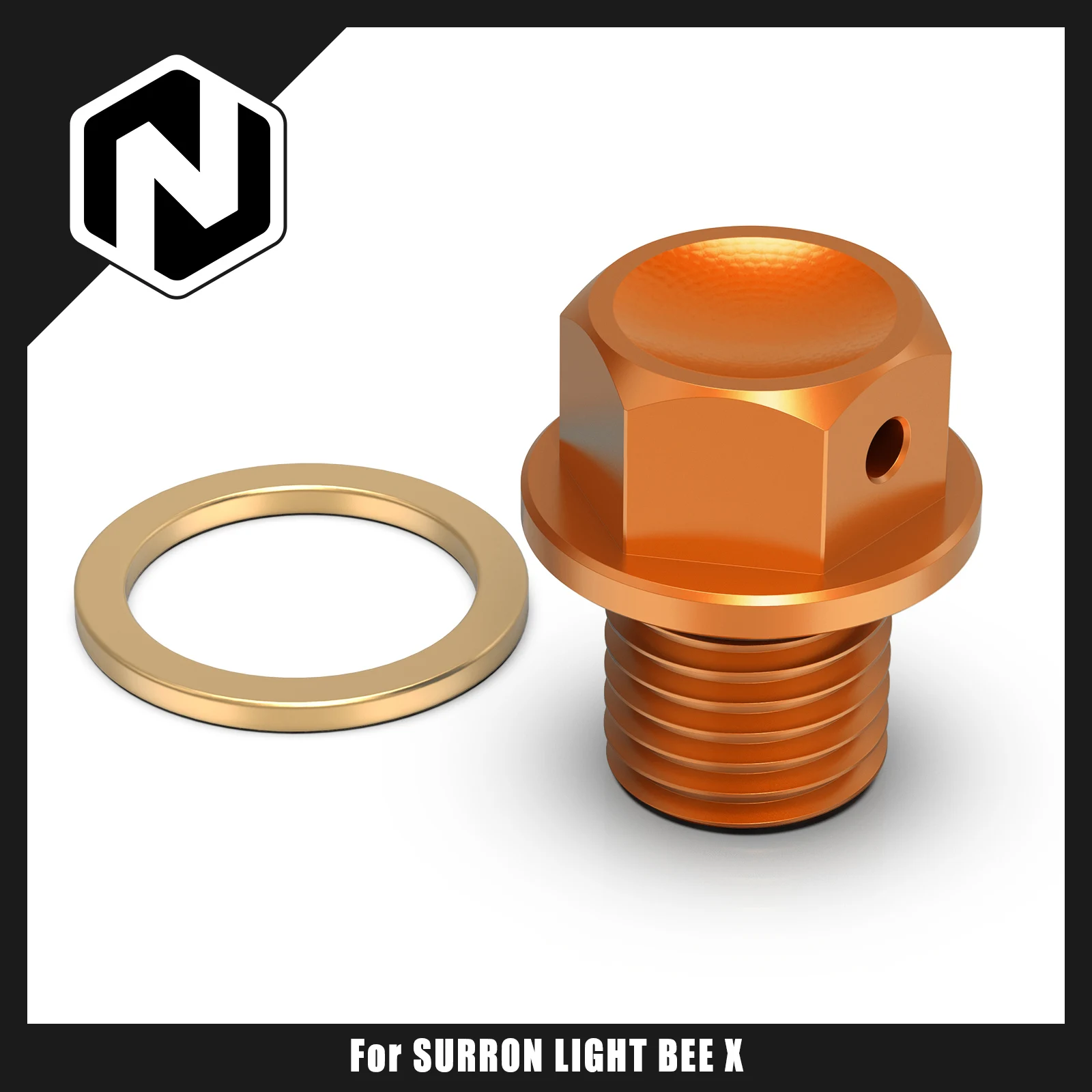 NICECNC For KTM EXC 300 2000-2023 EXC 250 EXCF 350 EXC 450 SXF 250 SXF 450 XCW 300 SX 125 M12xP1.5 Magnetic Oil Drain Plug Screw