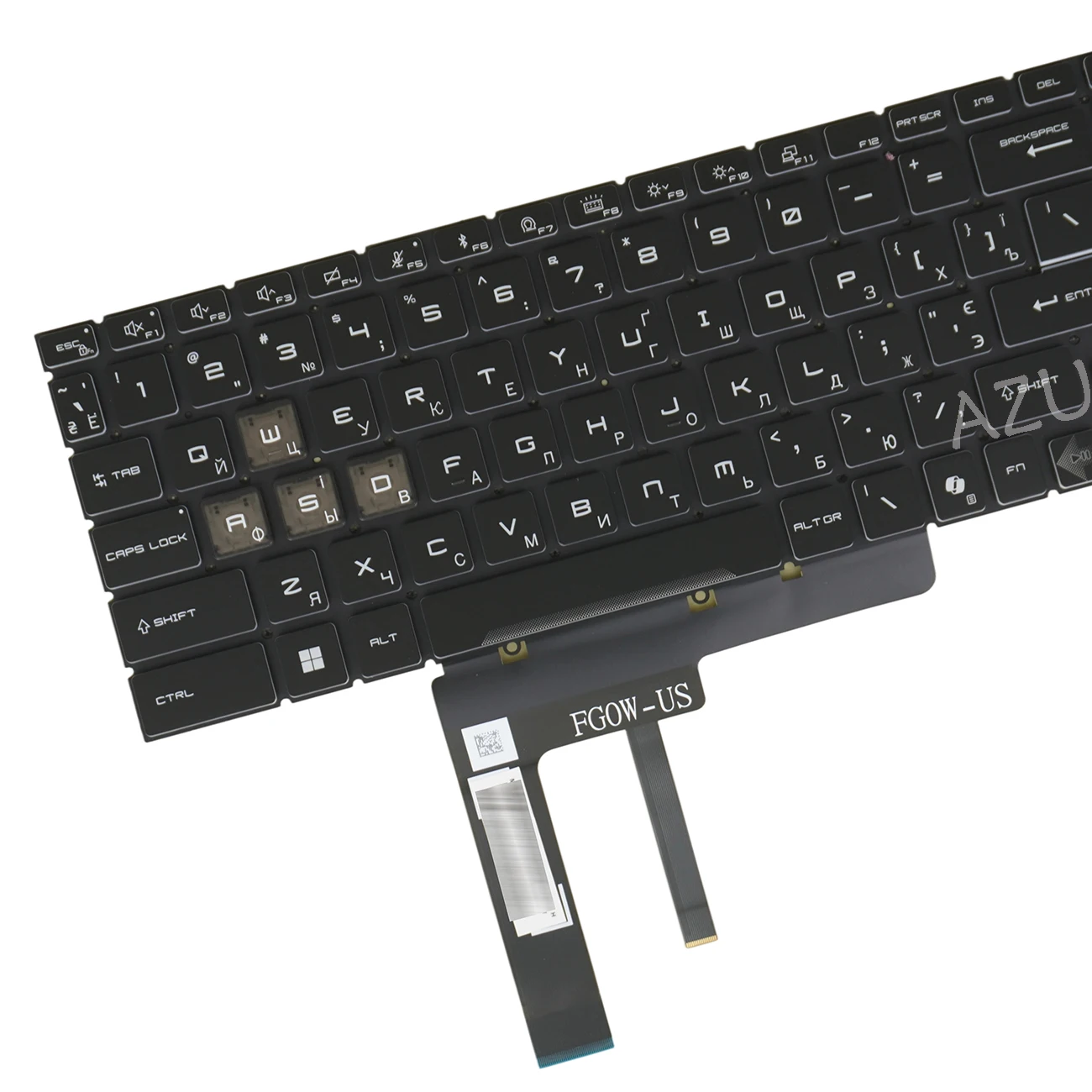 RGB Backlit Keyboard For MSI Katana 17 B13UCXK B13UCRK B13UCX B13VFK B13VEK B13VGK, 17 HX B14W B14WGK B14WFK B14WEK Ukraine