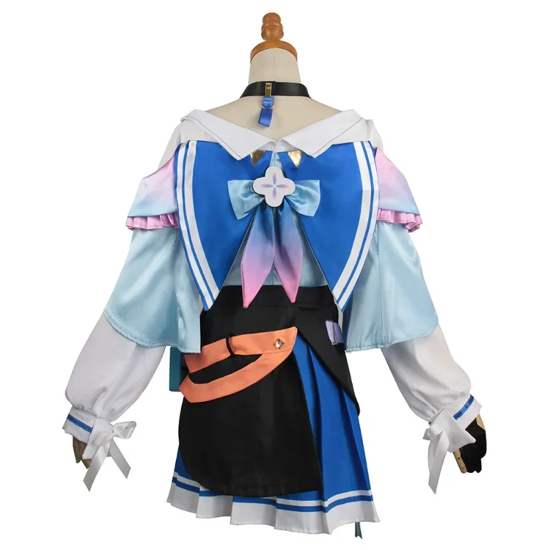 7th March Cosplay Honkai Star Rail Costume Wig Skirt Party Halloween Honkai Star Rail March 7th Cosplay Costumes For Women