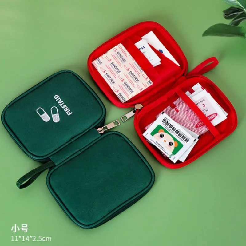 Kit de primeiros socorros mini saco de viagem caixas de comprimidos bolsa de medicina suprimentos portáteis domésticos caminhadas enfermagem oxford pano saco de armazenamento