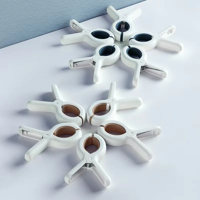 Big Mouth Powerful Wind Resistant Clothes Pegs Non-slip Plastic Clips for Thick Quilts Bath Towels Outdoor Laundry Drying Use
