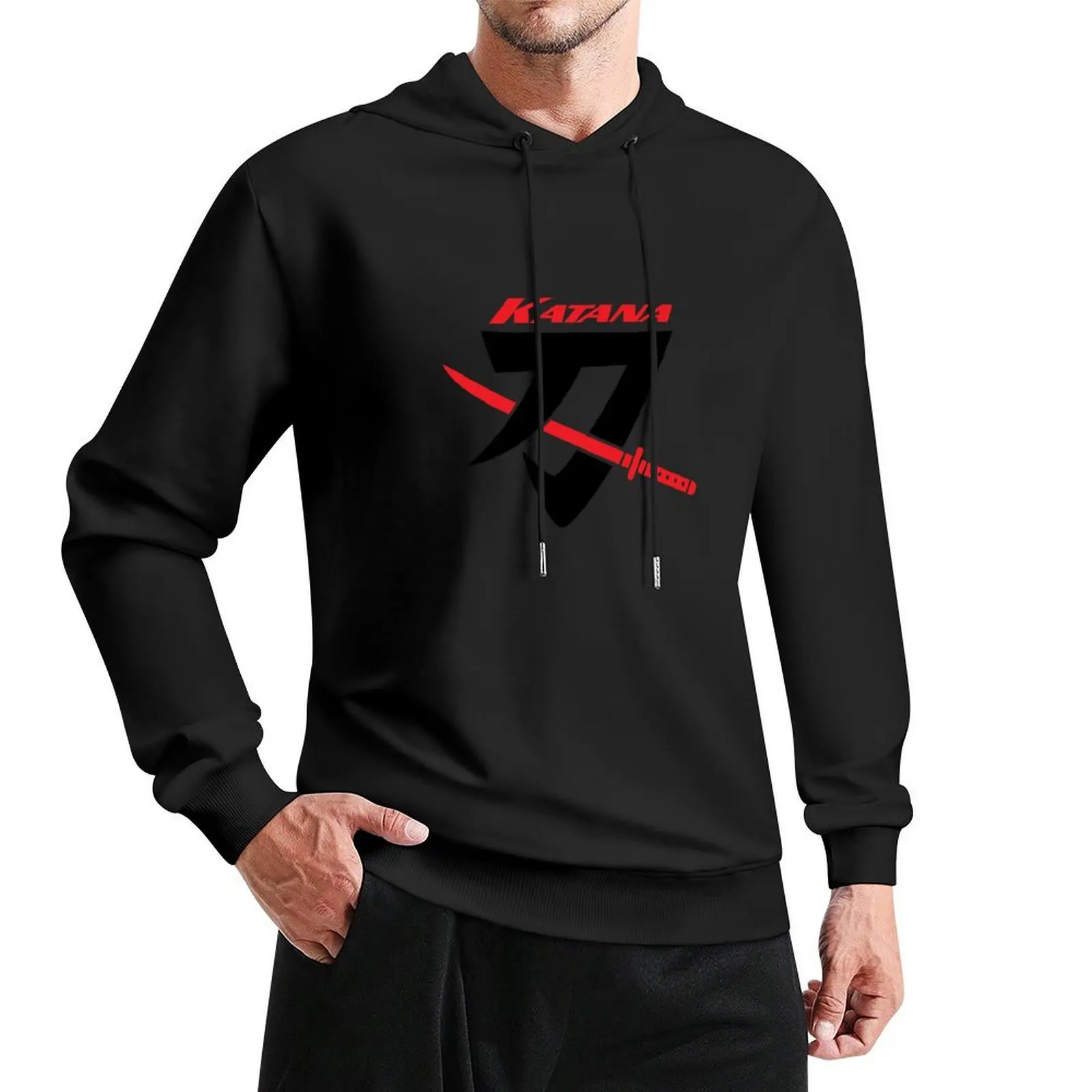 JIMNY KATANA - BLACK RED Pullover Hoodie winter clothes mens clothes anime clothing blouse graphic hoodie