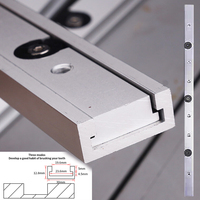 New Aluminium Alloy Miter Bar Slider For Table Saw Band Saw T-tracks Slot Carpenter Miter Gauge Rod Woodworking Bench 30/45cm