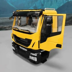 1/14 dla Iveco obudowa samochodu głowica błotna do ciągników Diy zmodyfikowana do Tamiya RC przyczepa wywrotka części do majsterkowicza