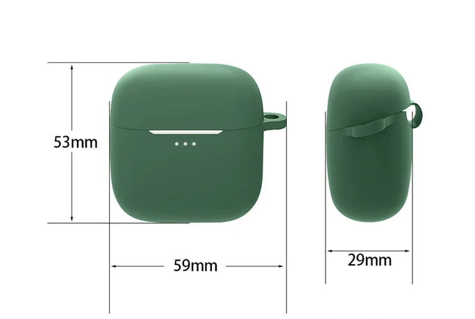 Hoạt Hình Hiệu Baseus Bowie E8 Ốp Lưng Vòng Silicone Chống Thả Bảo Vệ Tai Nghe Bluetooth Chụp Tai Bao Da Cho Baseus E8 Phụ Kiện ốp Lưng