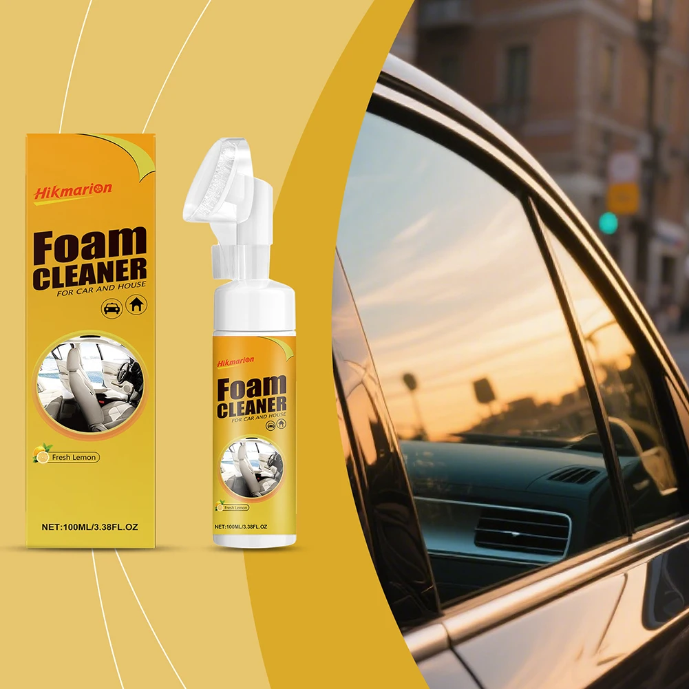 Rinse-free Foam Cleaner Spray For Upholsterys Refreshing Neutralizes Bad Odors. Grimy Office Chairs And Computer Keyboards