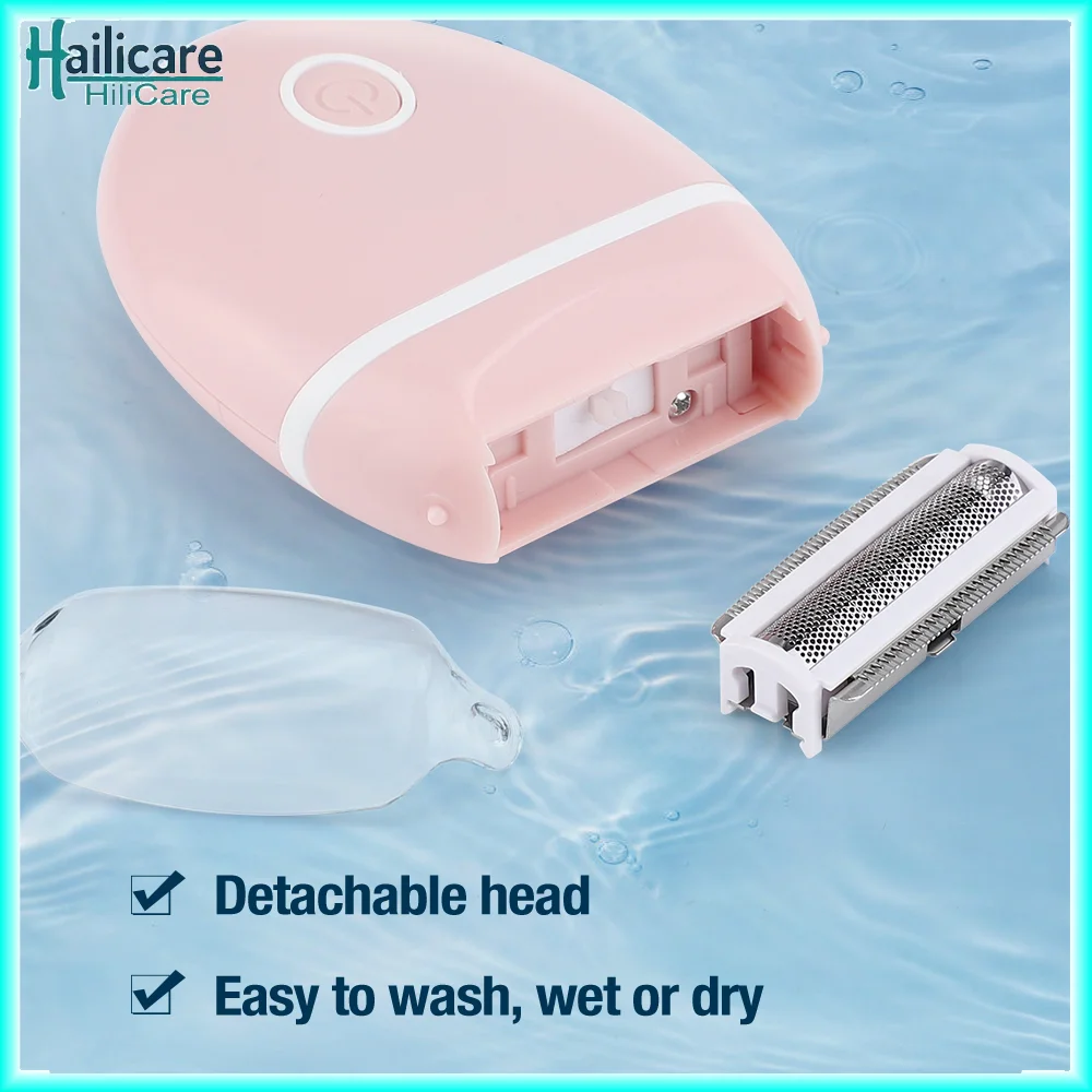 

Electric Razors for Women 3 In 1 Bikini Trimmer Face Shavers Hair Removal for Underarms Legs Ladies Body Trimmer IPX7 Waterproof