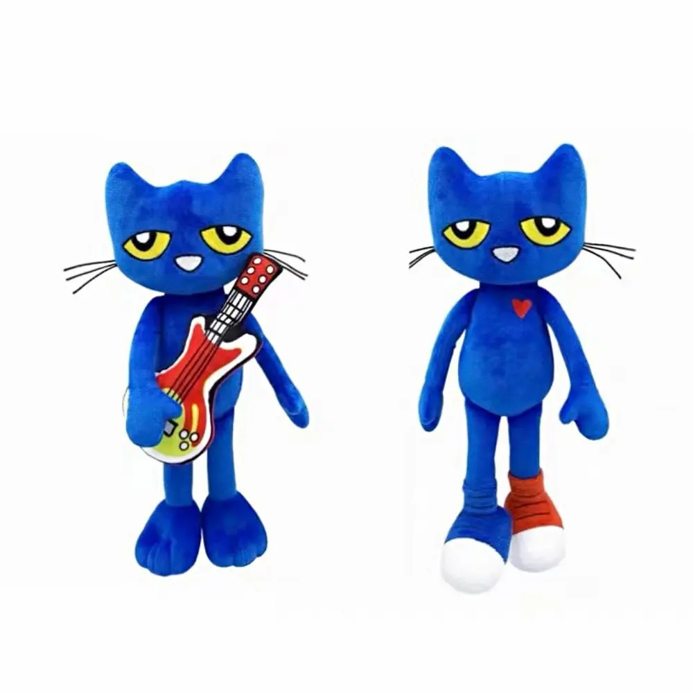 Nuevo y atractivo juego de peluche Pete The Cat de 30cm, animación, regalos de cumpleaños para niños y regalos navideños, decoración de habitación, juguete de peluche