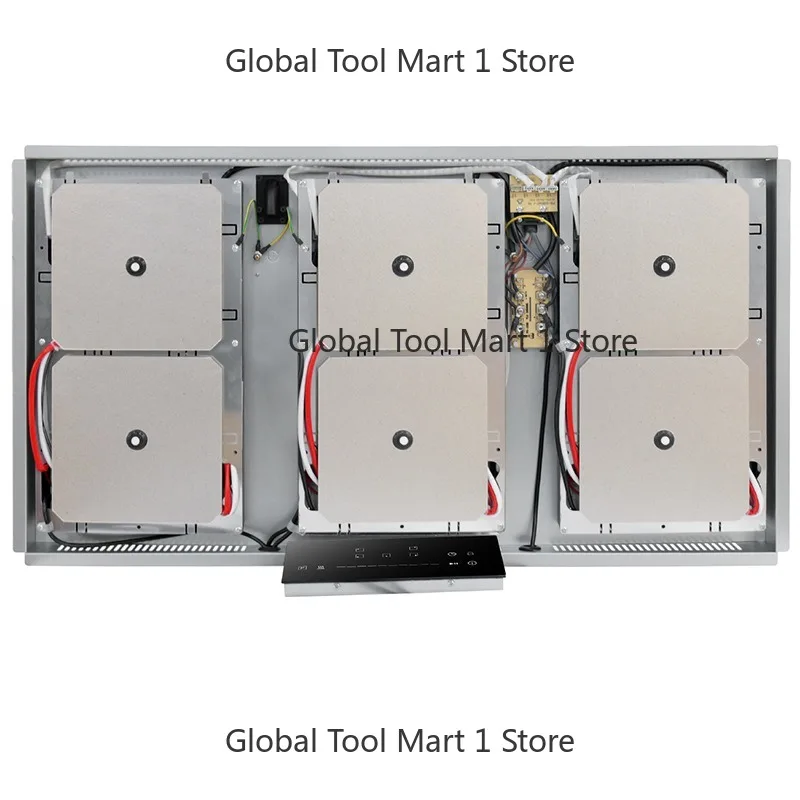 

6 Burner Hidden Induction Cooktop Sintered Stone I-nfrared Sensor Household Commercial EU US AU Standard Stove