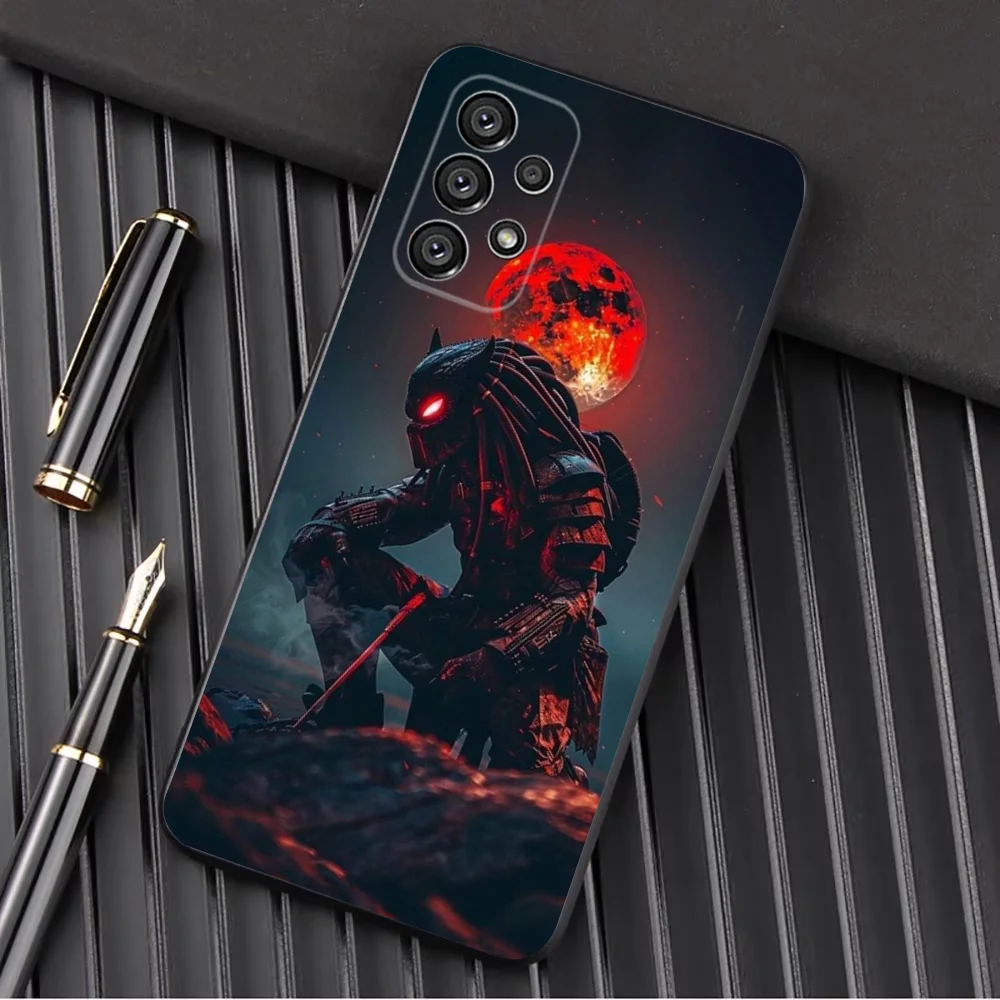 حافظة لهاتف سامسونج جالاكسي A13، A21s، A22، A31، A32، A52، A53، A71، A80، A91 غلاف أسود ناعم