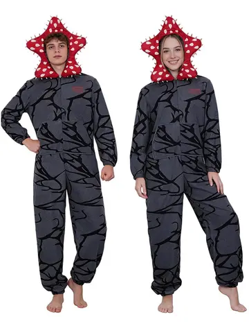 Fall Winter Thicken Cannibal Flower Cosplay Costume Fashionable Comfortable Pajamas for Adults  Movie Merchandise