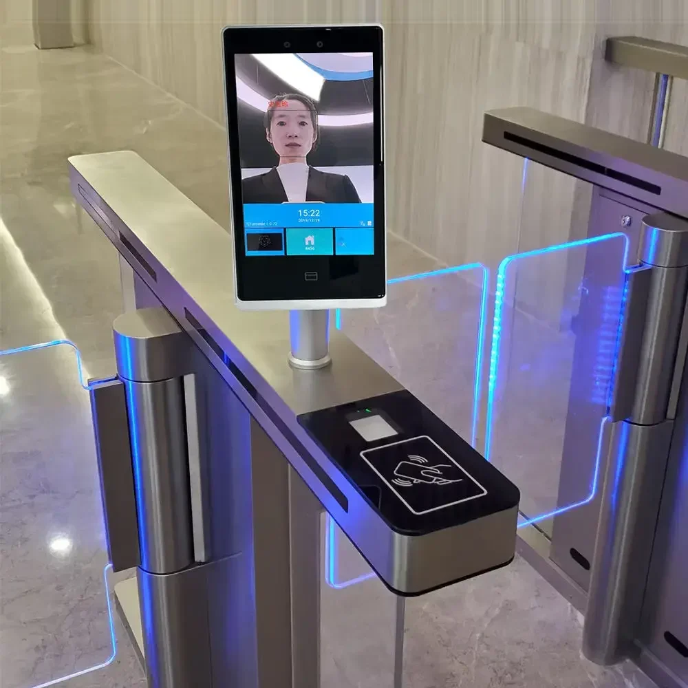 

Android Turnstiles biometric Face Recognition QR Code Access Control Reader Touch Display GSM RFID door control access system