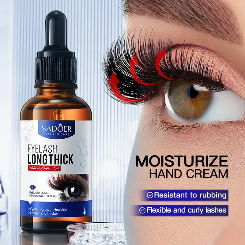 Combinazione per l'aumento delle ciglia a doppia azione: mascara allungante e siero per ciglia ispessente per ciglia drammatiche e arricciate.
