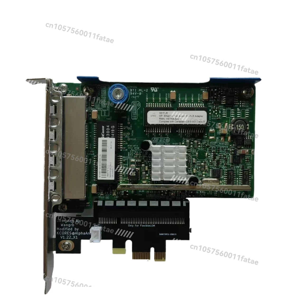 

G8 331FLR Gigabit Four-port Network Interface Card BCM5719 Aikuai, Hei Xunhui Esxi Soft Routing