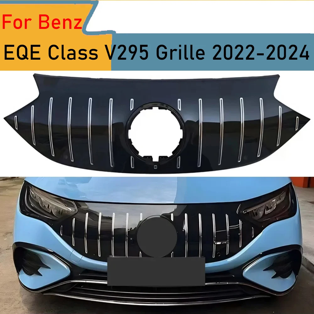 

Для Mercedes-Benz EQE 2022-2024 V295 W350 EQE350 EQE450 EQE500 решетка переднего бампера сетка GT Sport Style ABS замена