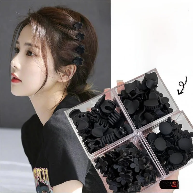 

Princess Side Bun Hair Clip Women's Front Hair Card Shark Clamp Bangs Holder High End Small Size Fashionable Hair Accessories