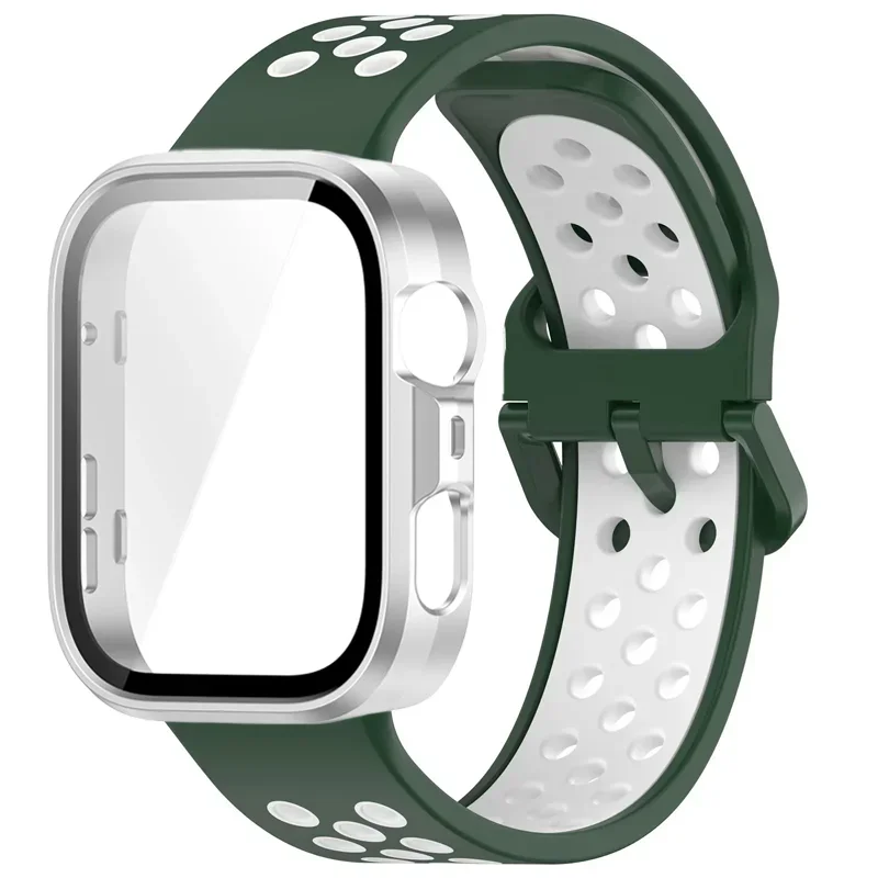 PC Case+Silicone Strap For Huawei Watch Fit 4/3 Tempered Glass Screen Protector Shell Comfortable Wristband For Huawei Fit 4 Pro