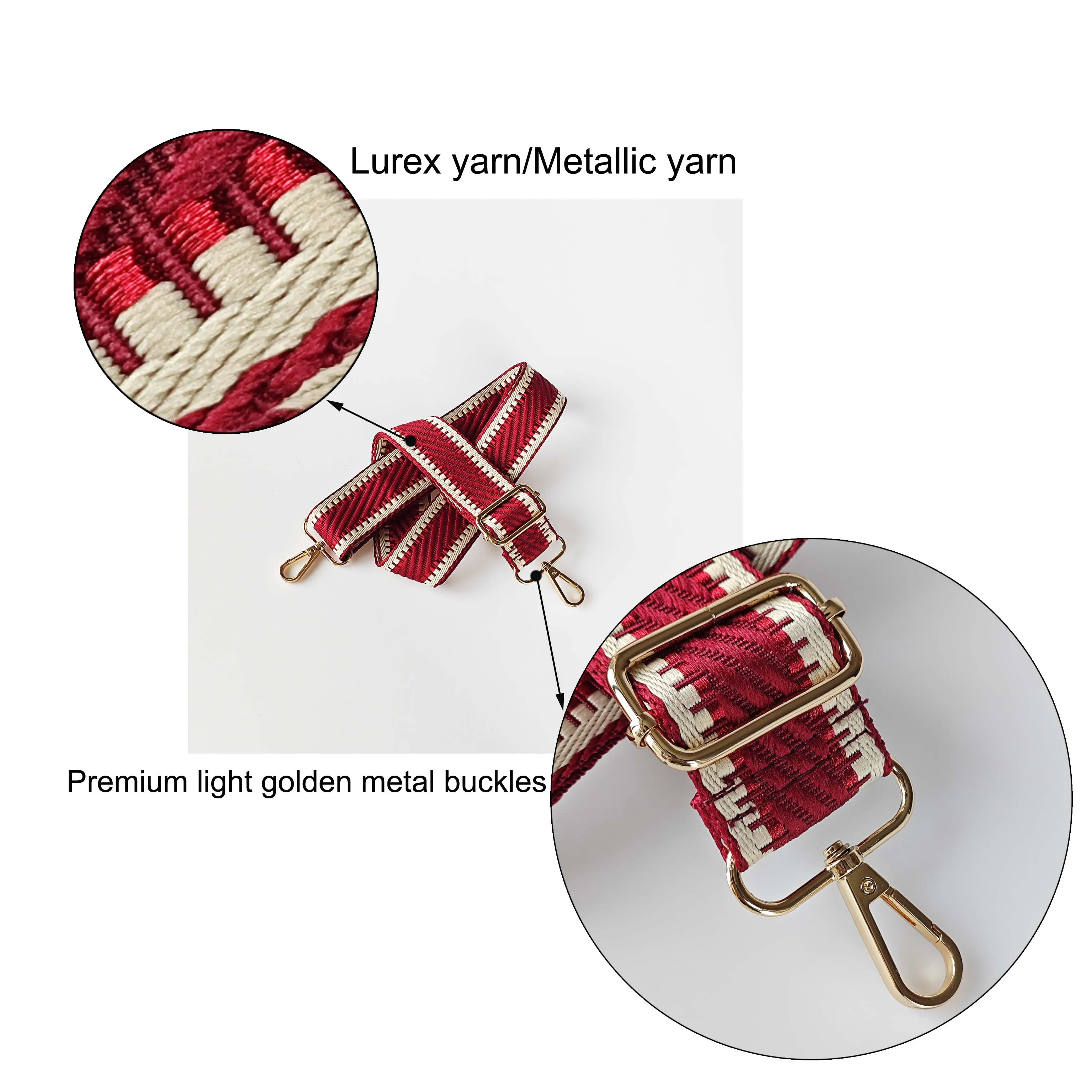 1 Piece 1.50inch Wide Adjustable Handbag Strap Wide Purse Strap Replacement Shoulder Crossbody Bag Strap