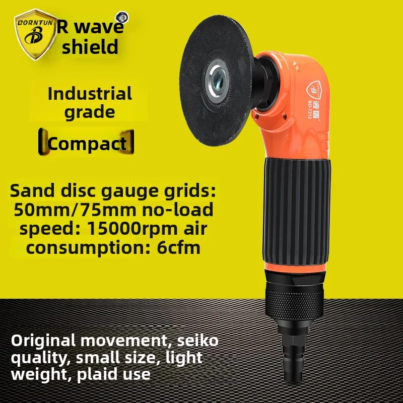 Pneumatic Sandpaper Machine Elbow Polishing Machine Pneumatic Sand Disc Machine Grinder Polishing Machine Bd-7212
