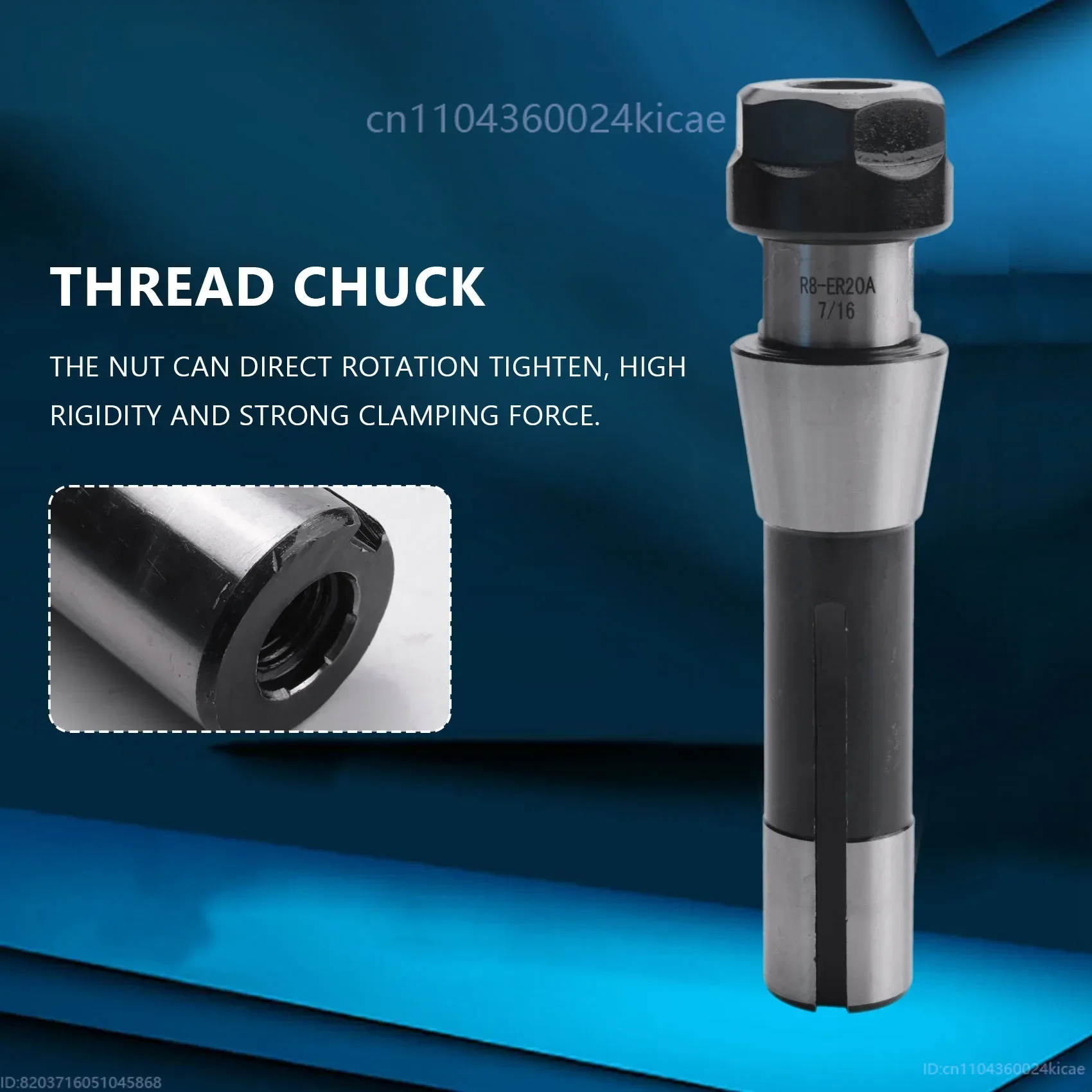 R8 ER20 7/16 inch Spantang Houder CNC Frezen Draaibank R8 Arbor Spindel Houder Tool