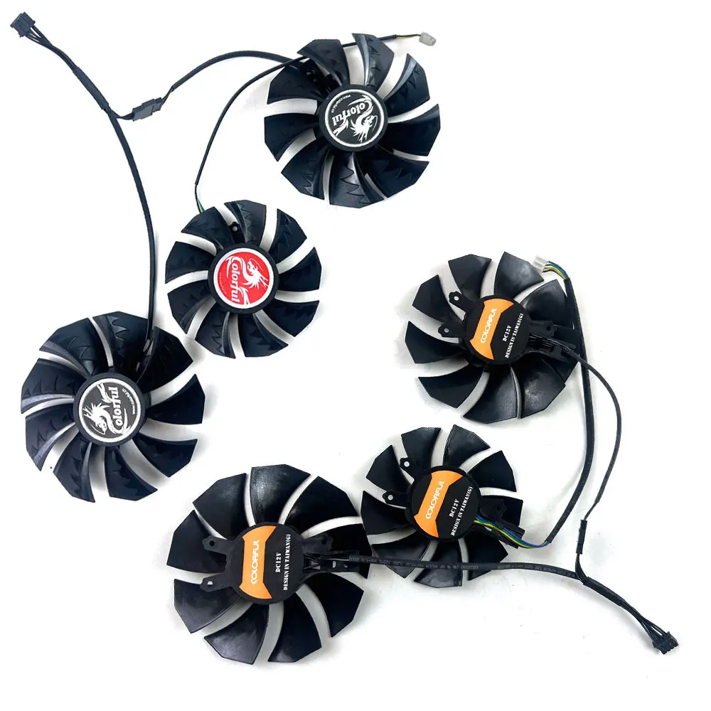 NEW Cooling Fan 85mm 75mm 4pin For Colorful GeForce RTX 3080Ti 3090 3070 3060Ti Graphics Video Card fans